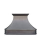 Curved Custom Black Copper Range Hood