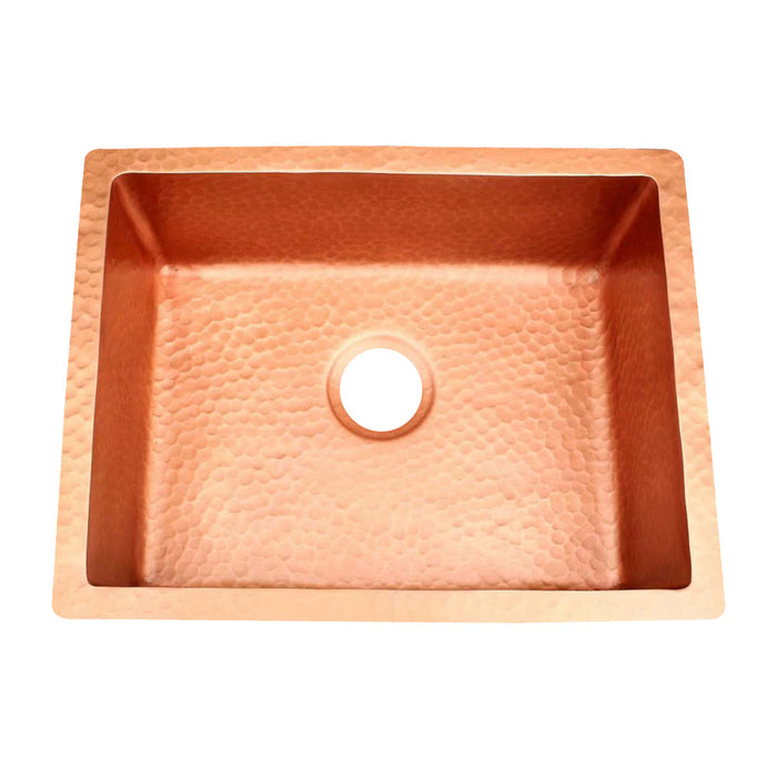 Akicon Custom Handmade Solid Copper Undermount Kitchen Sink — AKS503-C