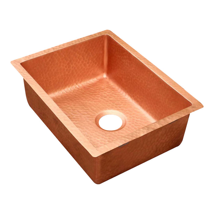 Akicon Custom Handmade Solid Copper Undermount Kitchen Sink — AKS503-C