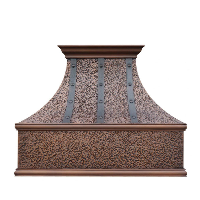 Copper Wall Mount Range Hood 36" W x 30" H