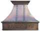 Classic Curved Tuscan Copper Range Hood