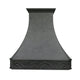 Custom Solid Black Copper Kitchen Hood