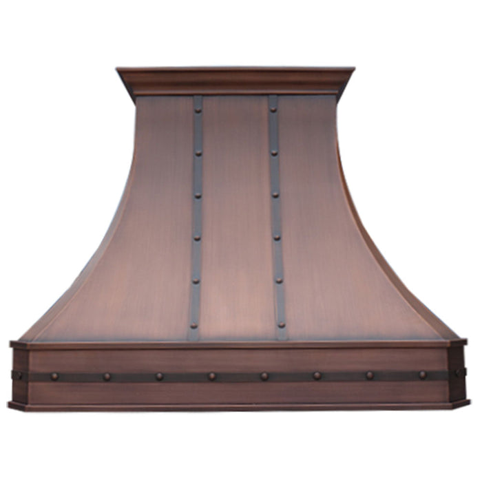 Custom Copper Range Hood