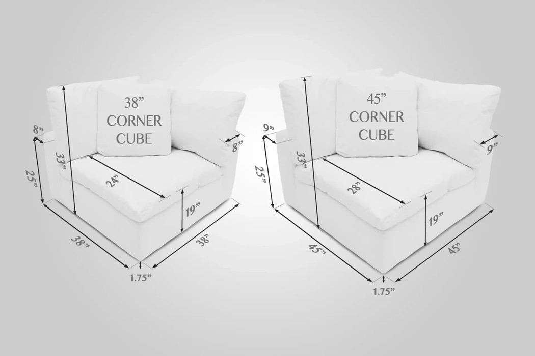 6 Cube Movie Pit or Large Sectional