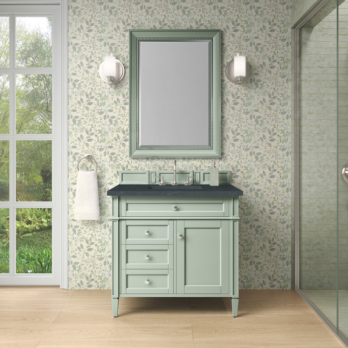 James Martin Brittany 36" Single Bathroom Vanity, Sage Green