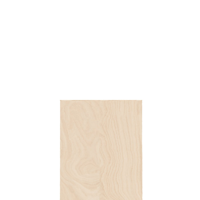 Floating Shelf- Cotton White Oak - 3 Inches Thick