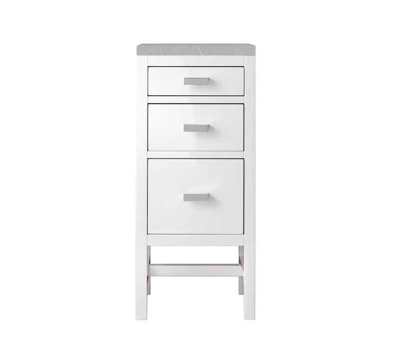 James Martin Addison 15" Base Cabinet, Glossy White