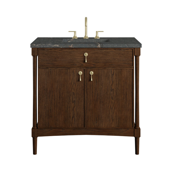 James Martin Kinnsden 36" Single Bathroom Vanity, Sable Oak