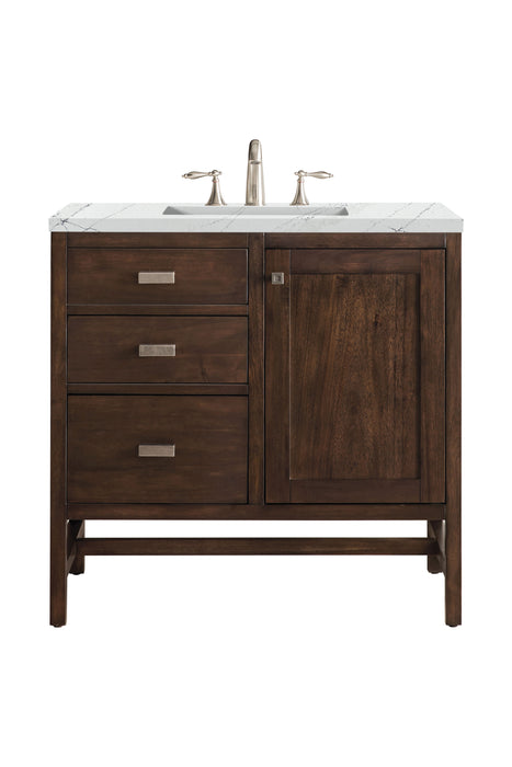 James Martin Addison 36" Single Bathroom Vanity, Mid-Century Acacia