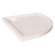 Cream Royal Marble Polished Corner Shower Base 36x36x2 Inches
