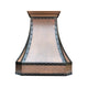Handcrafted Custom Antique Copper Kitchen Hood