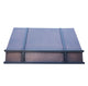 Angled Copper Under-Cabinet Stove Hood