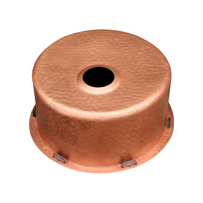 Akicon Custom Solid Copper Bar Sink Handcrafted Kitchen Prep Sink — AKS514-C