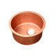 Akicon Custom Solid Copper Bar Sink Handcrafted Kitchen Prep Sink — AKS514-C