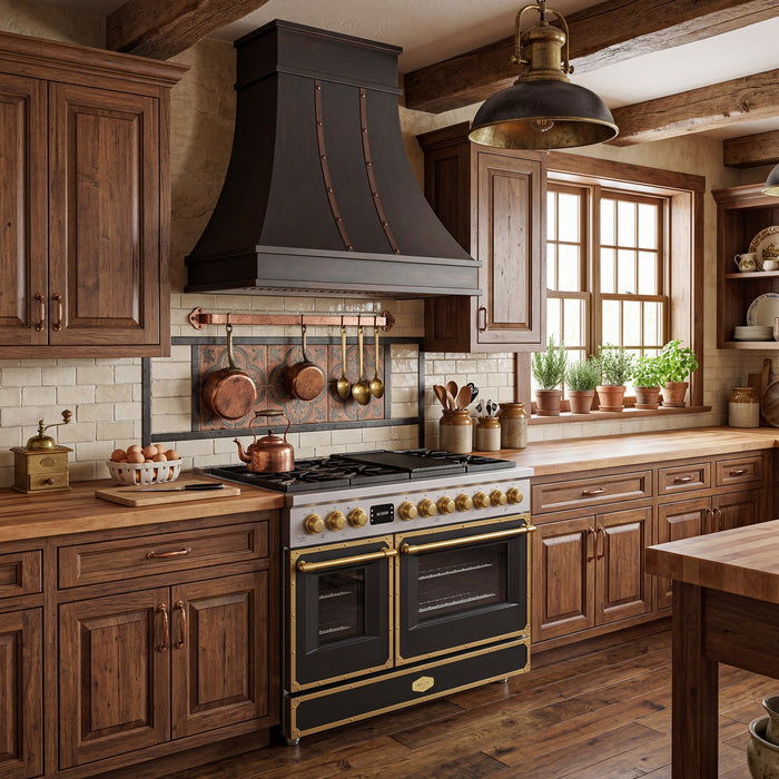 Akicon Handmade Copper Range Hood with Durable Solid Copper Material — AKH715C-C