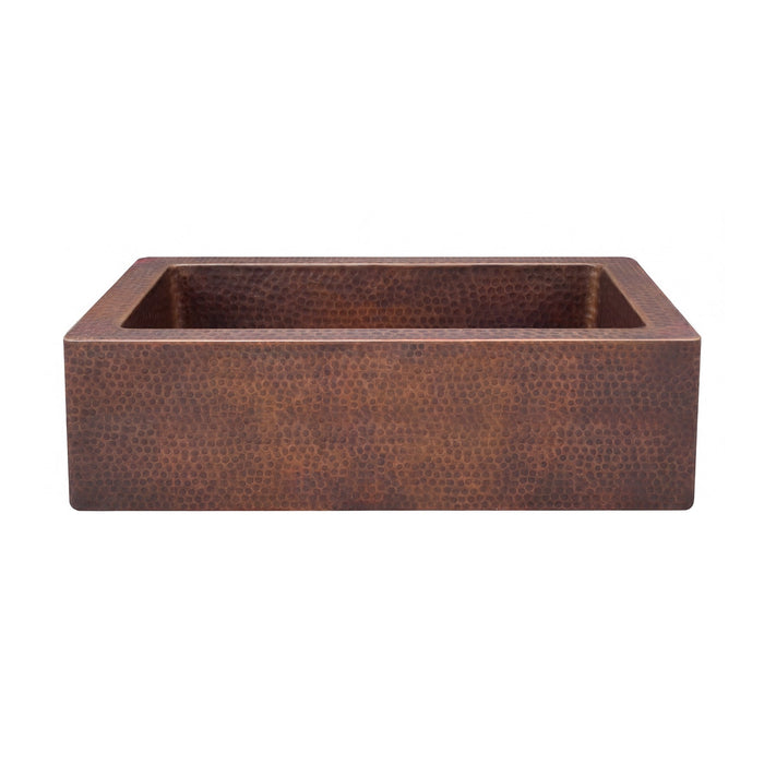 Akicon Single Bowl Handcrafted Custom Copper Farmhouse Kitchen Sink — AKS501-C