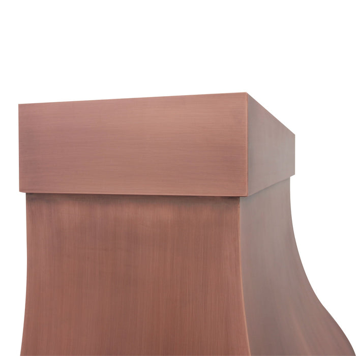 Akicon Custom Handmade Copper Range Hood with Timeless Kitchen Design — AKH761BC-C