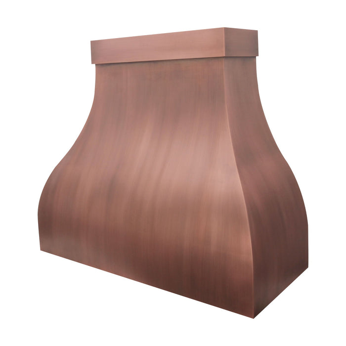 Akicon Custom Handmade Copper Range Hood with Timeless Kitchen Design — AKH761BC-C