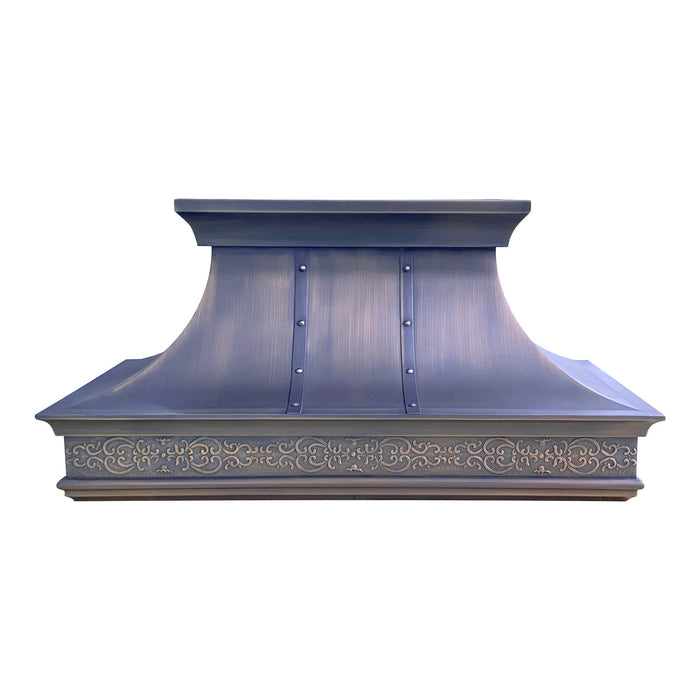 Akicon Custom Handmade Copper Range Hood Custom Kitchen Vent Hood — AKH741S-C