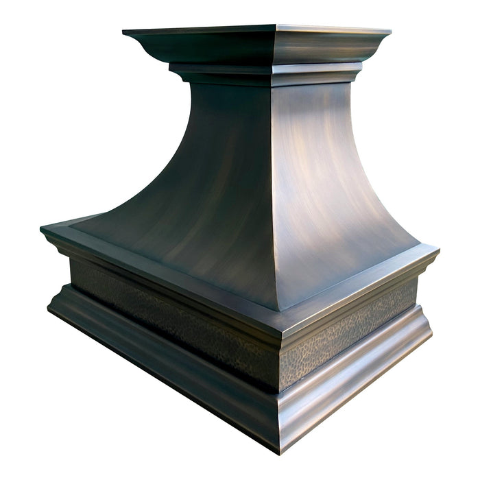 Akicon Custom Handmade Copper Range Hood Custom Kitchen Vent Hood — AKH741S-C