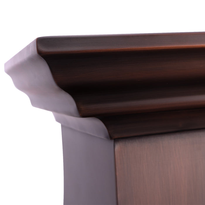 Akicon Custom Handmade Copper Range Hood Custom Kitchen Vent Hood — AKH741S-C
