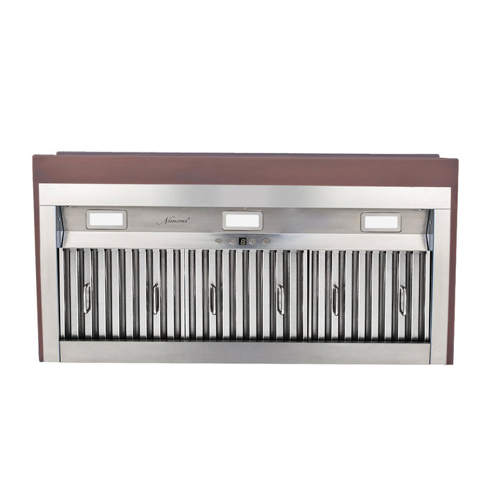 Akicon Custom Copper Range Hood Handmade with Custom Size and Finish — AKH743S-C