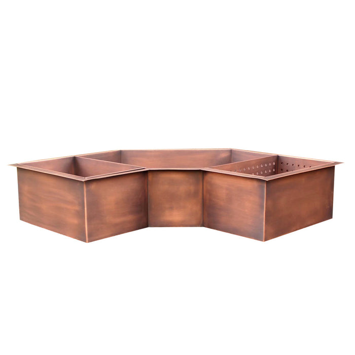 Akicon Custom Hammered Copper Undermount Kitchen Sink — AKS701-C