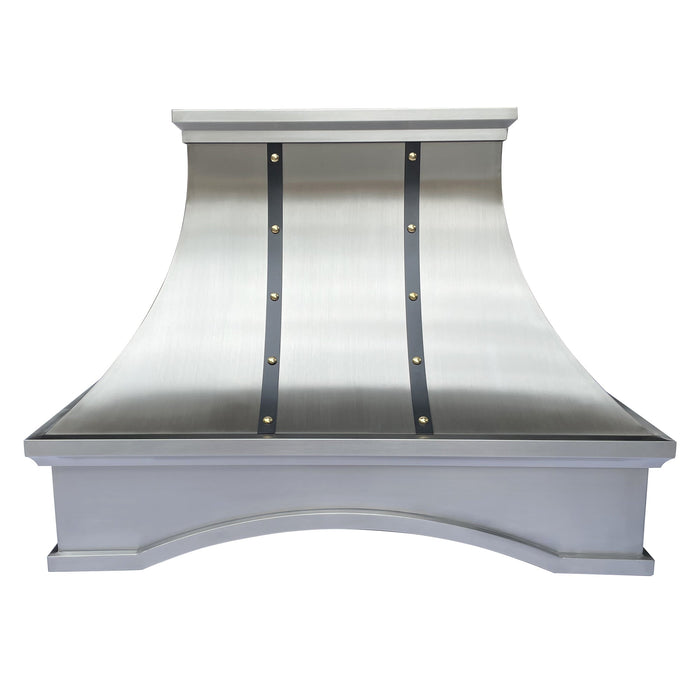 Custom Metal Kitchen Hoods with Arched Apron