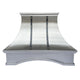Custom Metal Kitchen Hoods with Arched Apron
