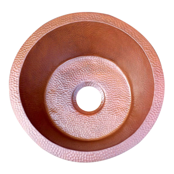 Akicon Handmade Copper Prep Sink Custom Bar Kitchen Sink — AKS217-C