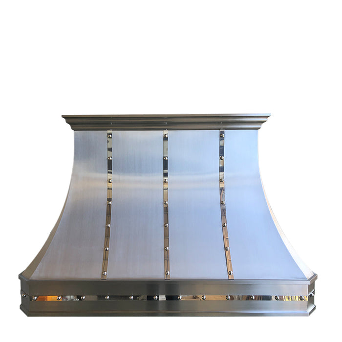 Custom Stainless Steel Wall-Mount Kitchen Vent Hoods