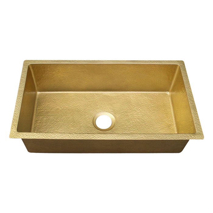 Akicon Custom Handmade Solid Copper Undermount Kitchen Sink — AKS503-C