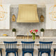 Sweep Brushed Brass Custom Range Hood