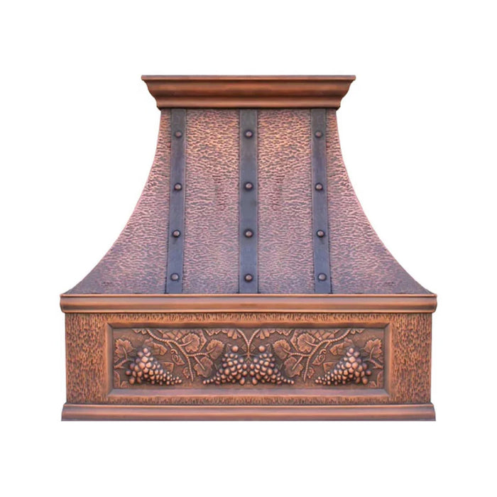 Akicon Custom Handmade Copper Range Hood for Luxury Kitchens — AKH703T-C