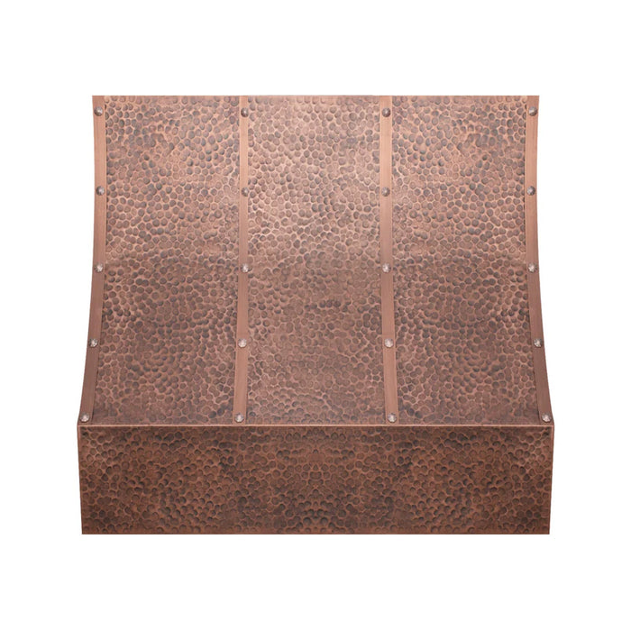 Akicon Custom Copper Range Hood Handmade for Luxury Kitchens — AKH781A-C