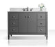 Kayleigh Bathroom Vanity with Sink and Carrara White Marble Top Cabinet Set