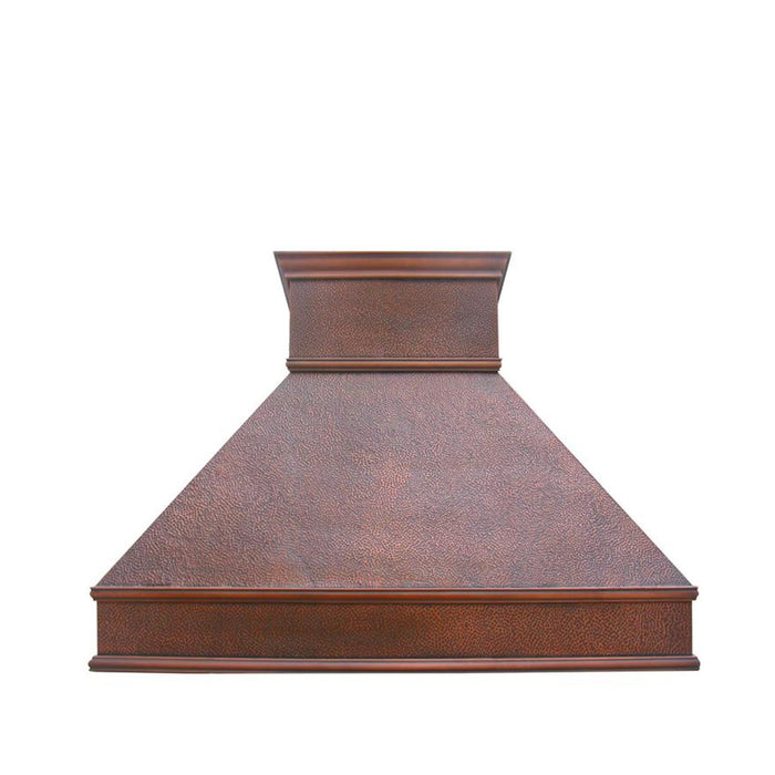 Craft Art Rustic Metal Copper Oven Hood Crown Tradition
