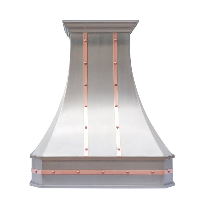 Curved Stainless Steel Custom Range Hood