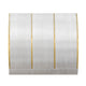 Barrel Stainless Steel Custom Range Hoods with Brass Trim