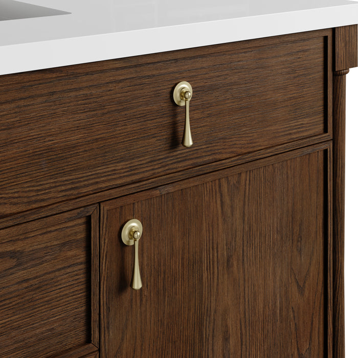 James Martin Kinnsden 48" Single Bathroom Vanity, Sable Oak