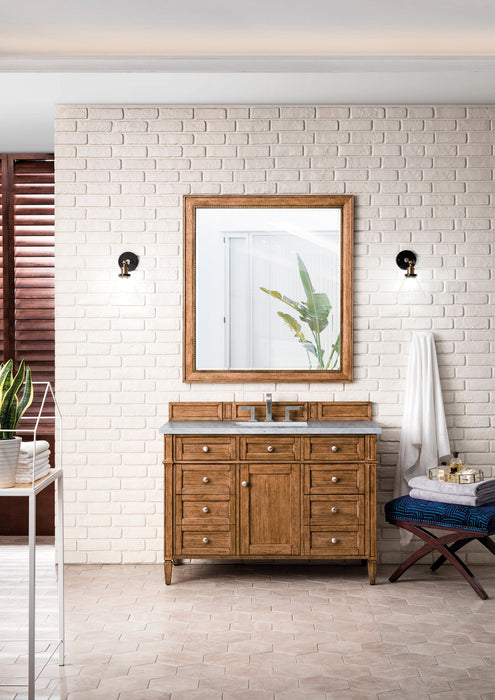 James Martin Brittany 48" Single Bathroom Vanity, Saddle Brown