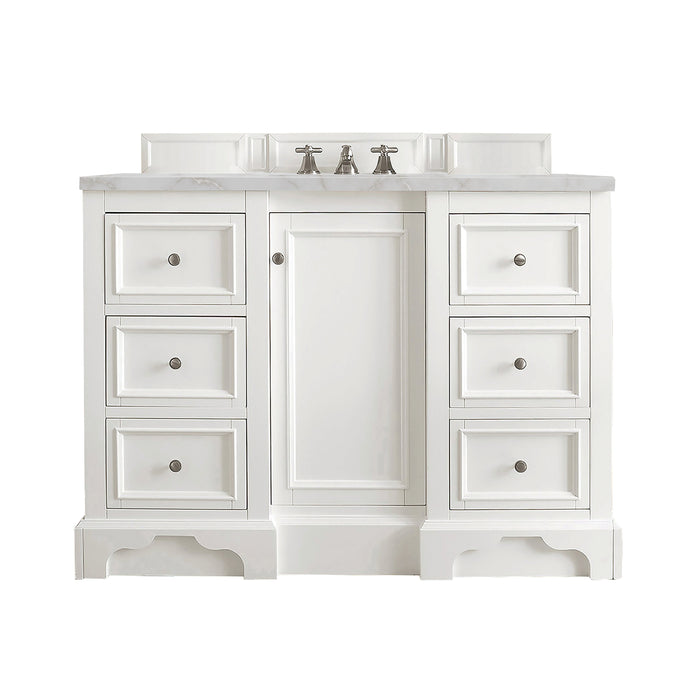 James Martin De Soto 48" Single Bathroom Vanity, Bright White