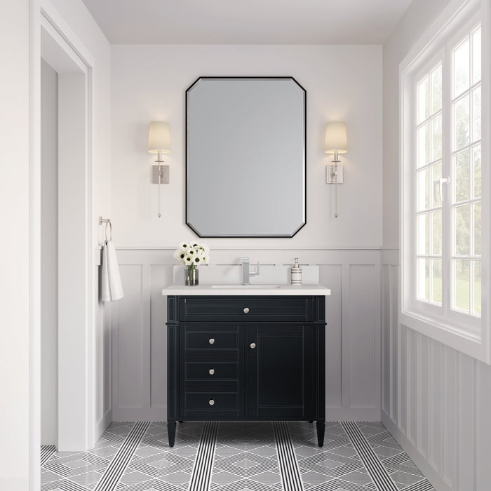 James Martin Brittany 36" Single Bathroom Vanity, Black Onyx