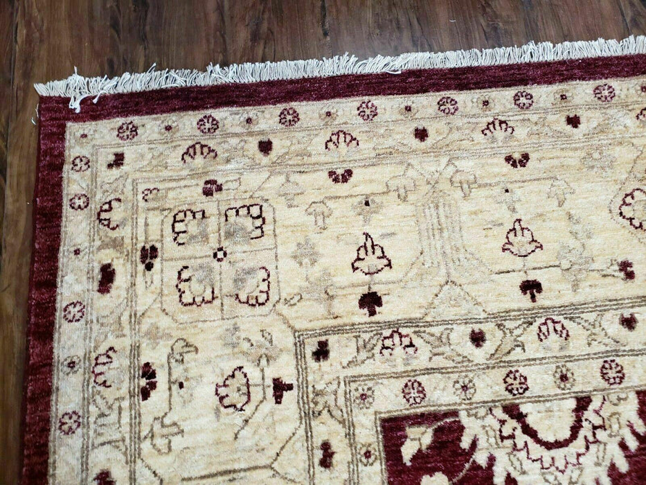 10' X 14' Vintage Handmade PESHAVAR CHOBI Pakistani Agra wool Carpet Nice