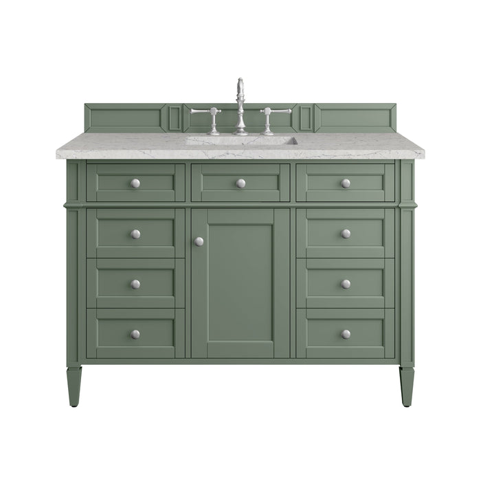 James Martin Brittany 48" Single Bathroom Vanity, Smokey Celadon