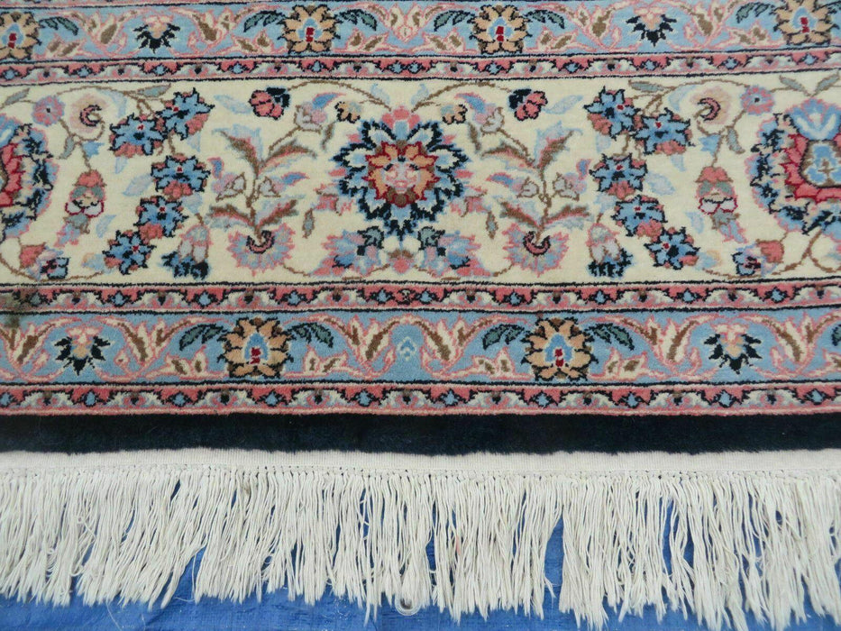 10' X 14' Vintage Handmade India Wool Hand Knotted Carpet Rug Organic Dyes Nice
