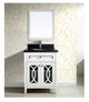 Dawn 30" Modern Vanity with Single Sink & Black Marble Top AACS-3001