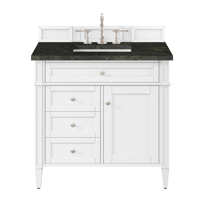 James Martin Brittany 36" Single Bathroom Vanity, Bright White