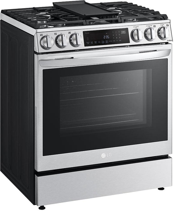 LG 30 " Natural Gas, All Gas Slide-In Range in Stainless Steel, LSGL6335F