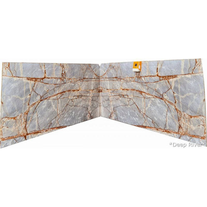 Deep River Gray Bookmatching Marble Slabs Polished - Full Truckload